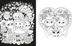 A Million Kittens Adorable Felines to Colour