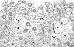 A Million Puppies Paw-some Pooches to Colour