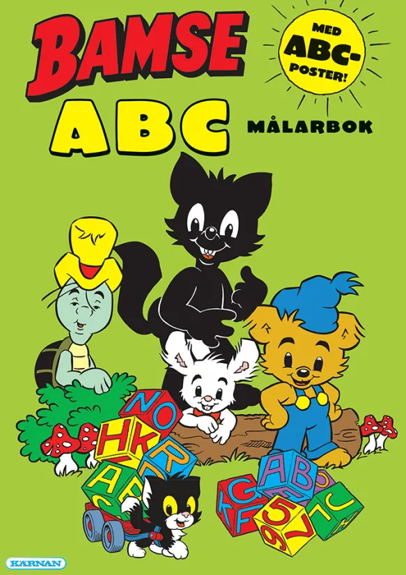 Bamse ABC målarbok