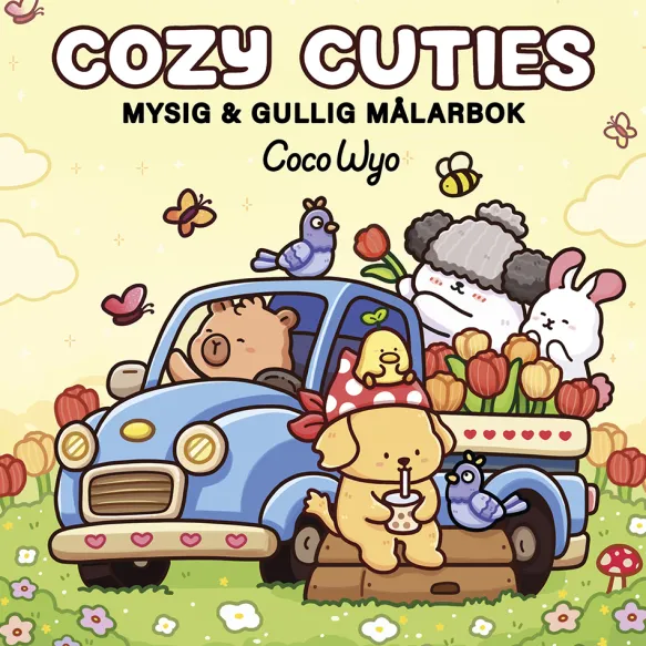 Cozy Cuties : mysig och gullig Coco Wyo målarbok