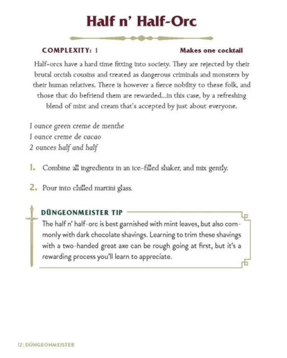 Düngeonmeister: 75 Epic RPG Cocktail Recipes