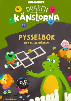Draken och känslorna pysselbok med klistermärken