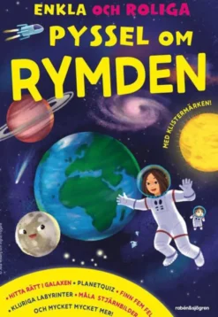 Enkla och roliga pyssel om rymden - med klistermärken