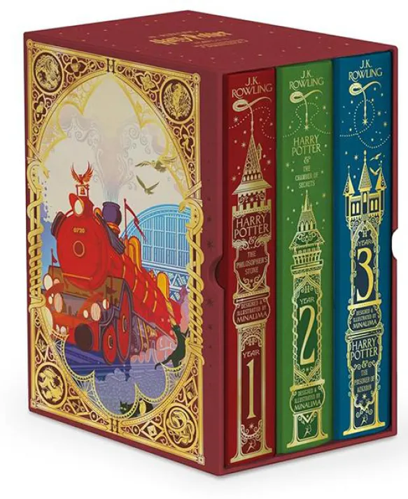 Harry Potter 1-3 Box Set: Minalima Edition