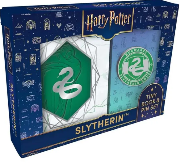 Harry Potter: Slytherin Tiny Book and Pin Set