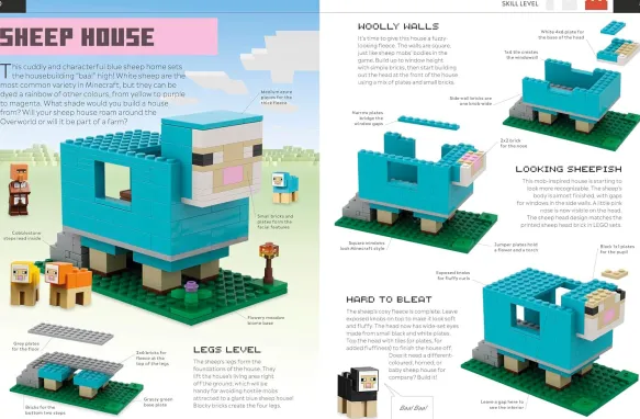 How to Build LEGO Minecraft Houses