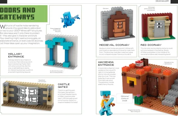 How to Build LEGO Minecraft Houses