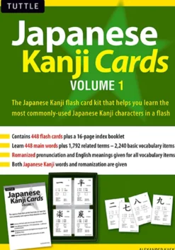 Japanese Kanji Cards Kit Volume 1