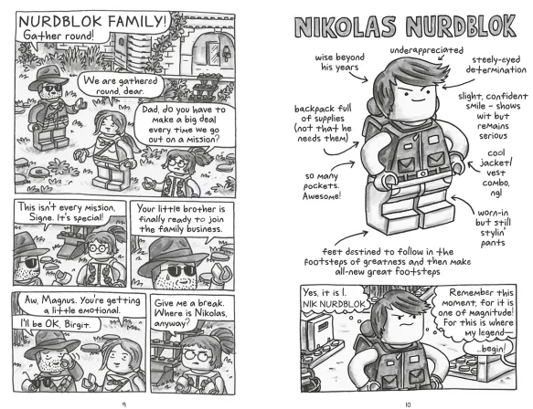LEGO - Nikolas Nurdblok and the Lost Brick