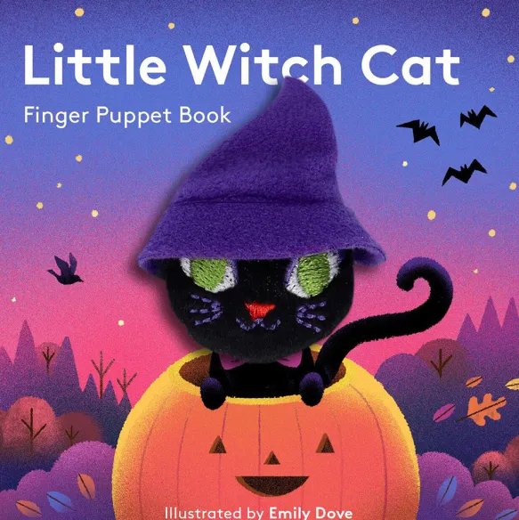 Little Witch Cat - Finger Puppet Book