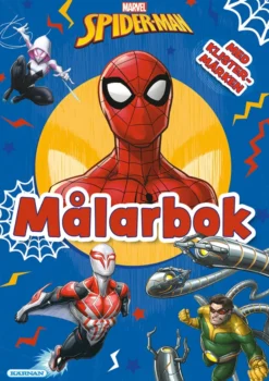 Marvel Spider-Man målarbok med klistermärken