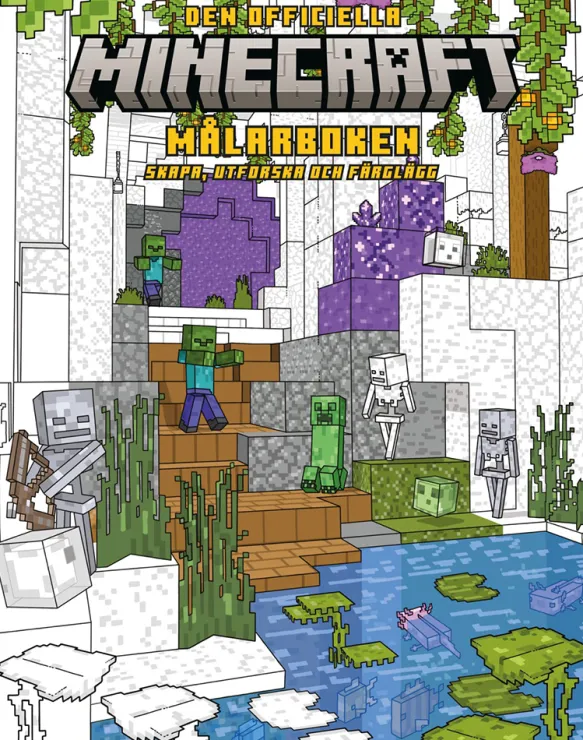 Minecraft: Den officiella målarboken II - skapa, utforska och färglägg