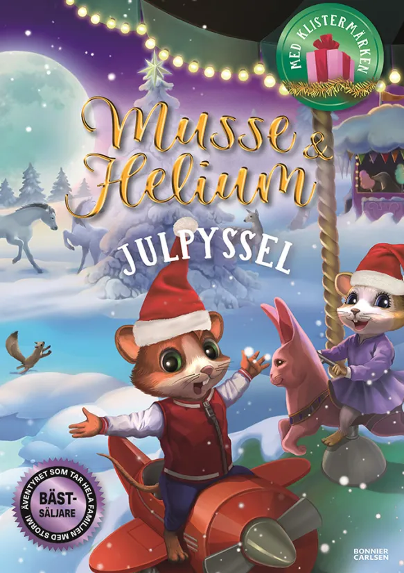 Musse & Helium: Julpyssel med klistermärken