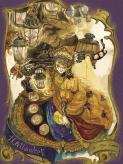 Peculiar Antique Dreamworld Illustration Card Book