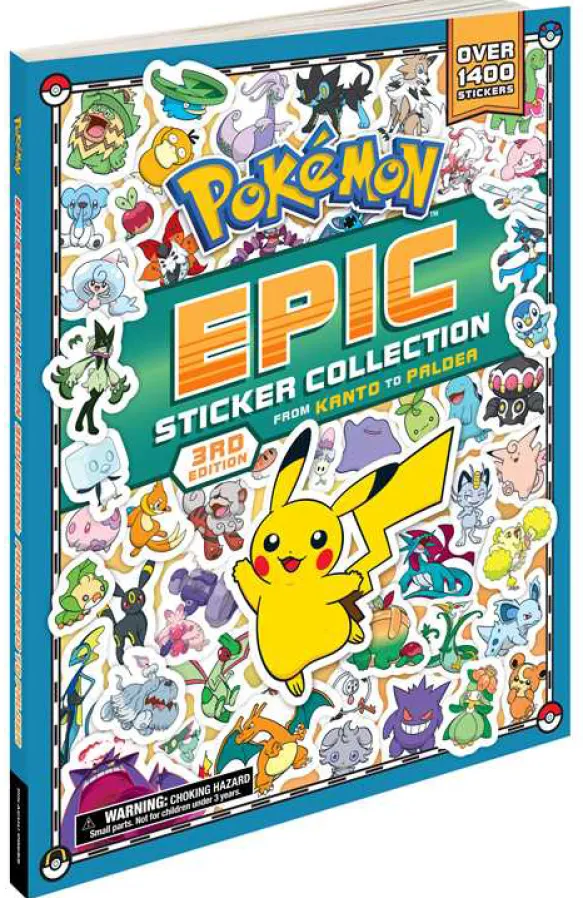 Pokémon Epic Sticker Collection: From Kanto to Paldea