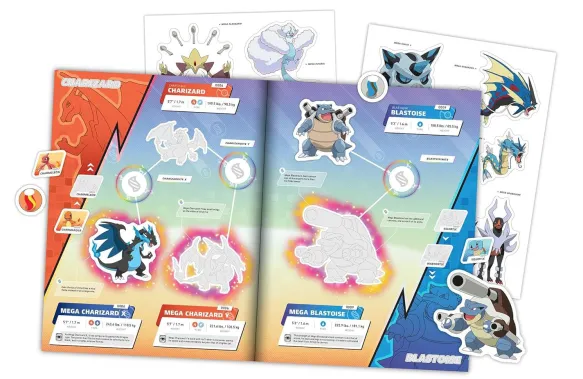 Pokémon The Official Mega Evolutions Sticker Book