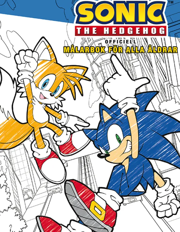 Sonic the Hedgehog: Målarbok för alla åldrar