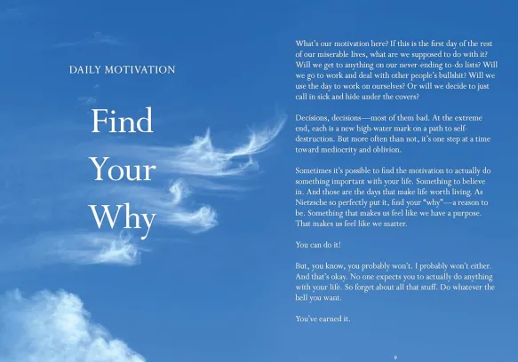Sorry in Advance for Making Things Weird A Disappointing Affirmations Collection