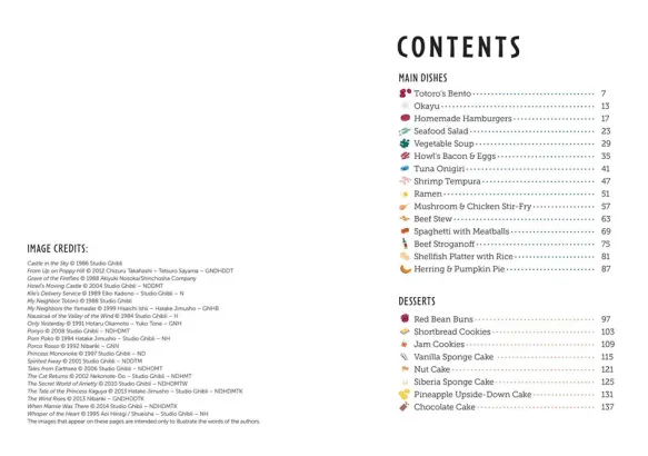 Studio Ghibli Cookbook: Unofficial Recipes Inspired by Spirited Away, Ponyo...