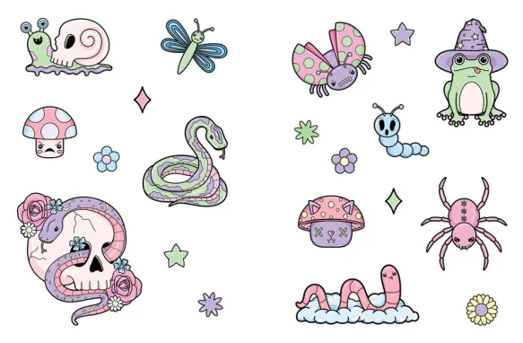 The Creepy Cute Sticker Book