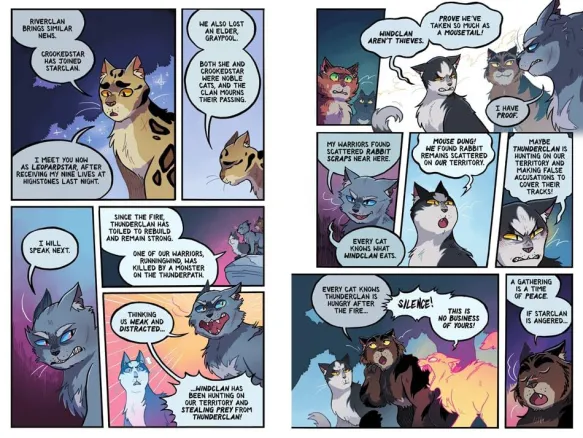 Warriors Graphic Novel 3 The Prophecies Begin II