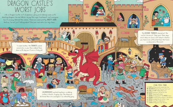 Where's Dragon in His Castle? A Search and Find Back in Time Book